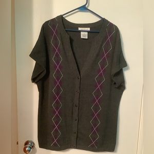 Short sleeve sweater